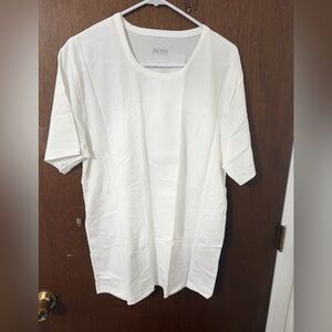 Hugo Boss White Short Sleeve Crew Neck Tee BRAND NEW